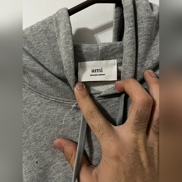 AMI ALEXANDRE MATTIUSSIGray Ami de Cœur Hoodie - Picture 7 of 8
